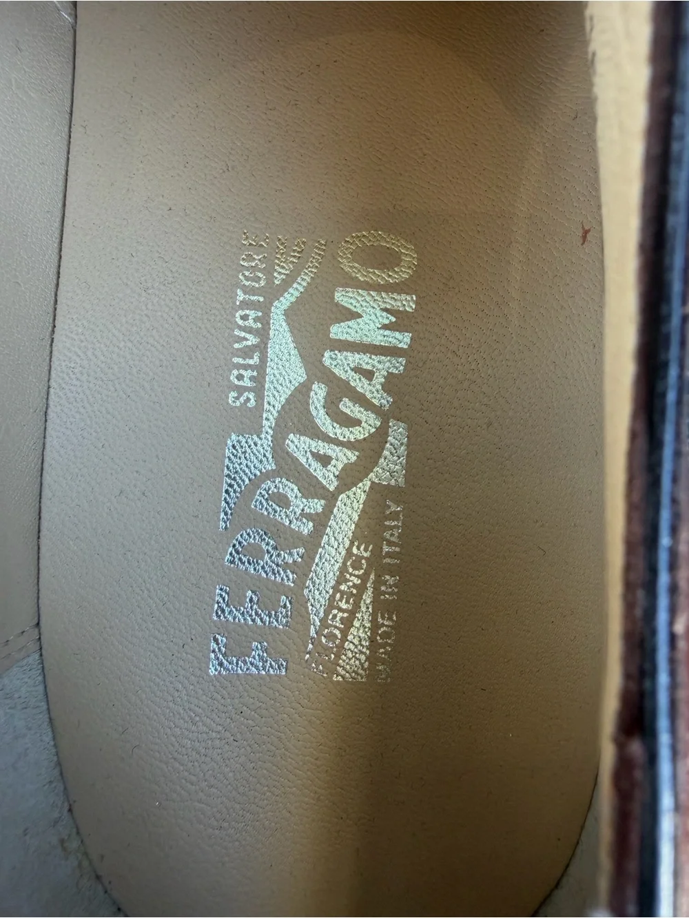 Salvatore Ferragamo **small scratch